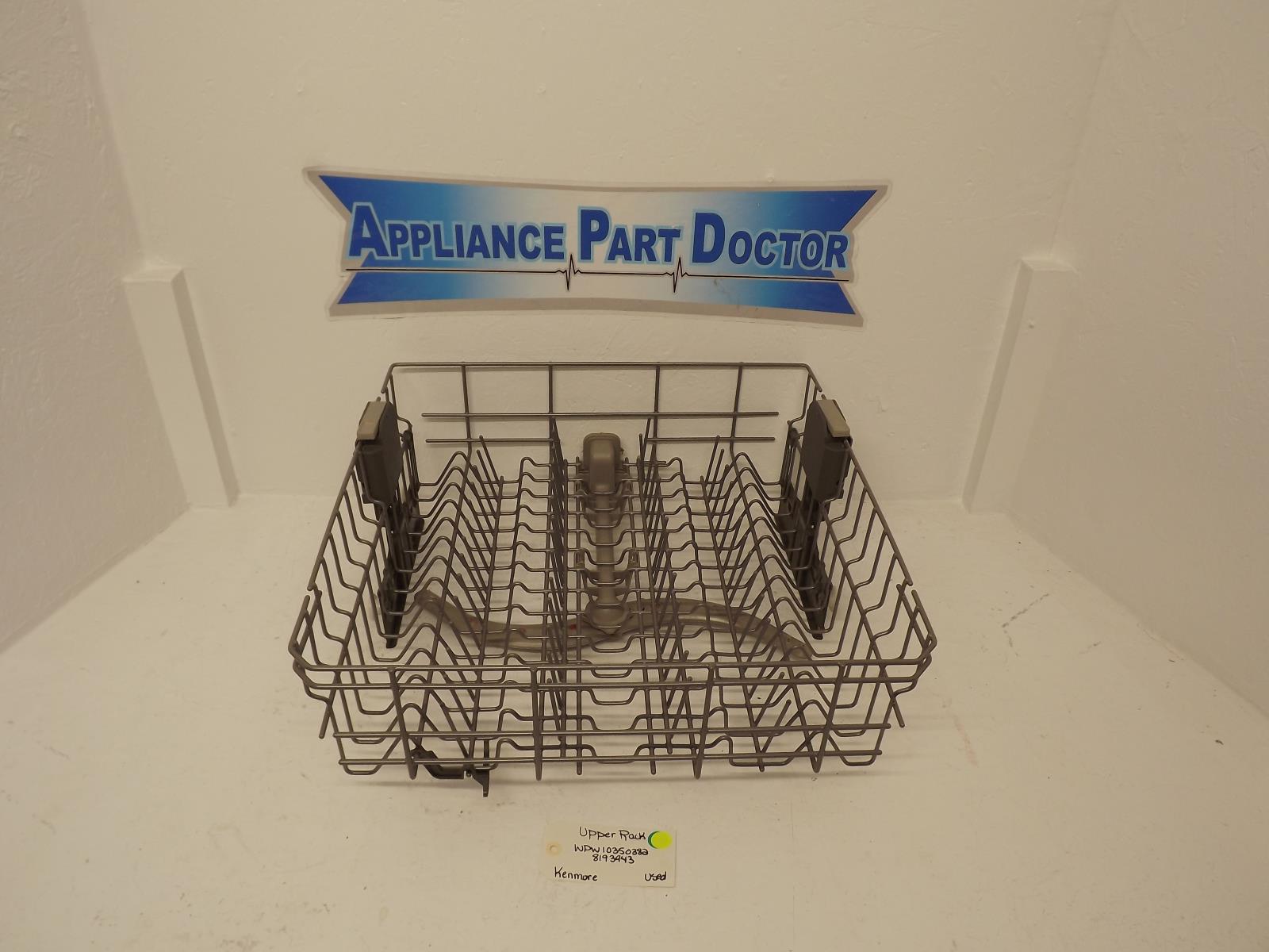 Kenmore Dishwasher WPW10350382 8193943 Upper Rack Used Kenmore Dishwasher WPW10350382 8193943 Upper Rack Used
